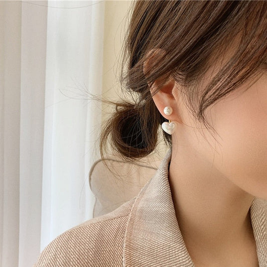 Pearlyn Heart Earrings